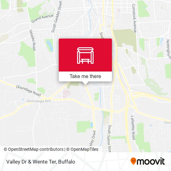 Valley Dr & Wente Ter map