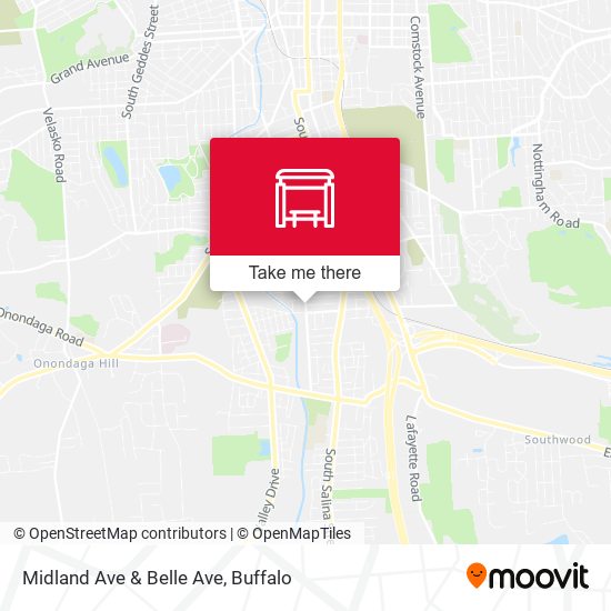 Mapa de Midland Ave & Belle Ave