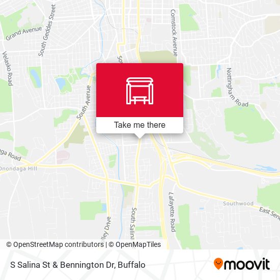 S Salina St & Bennington Dr map