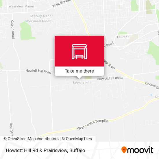 Howlett Hill Rd & Prairieview map