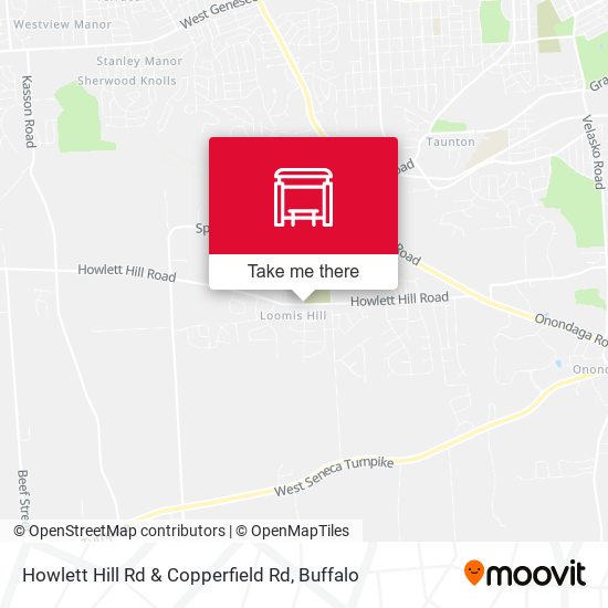 Howlett Hill Rd & Copperfield Rd map