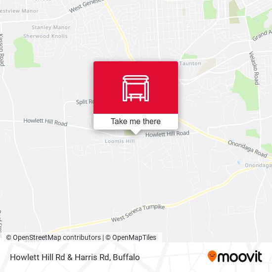 Howlett Hill Rd & Harris Rd map