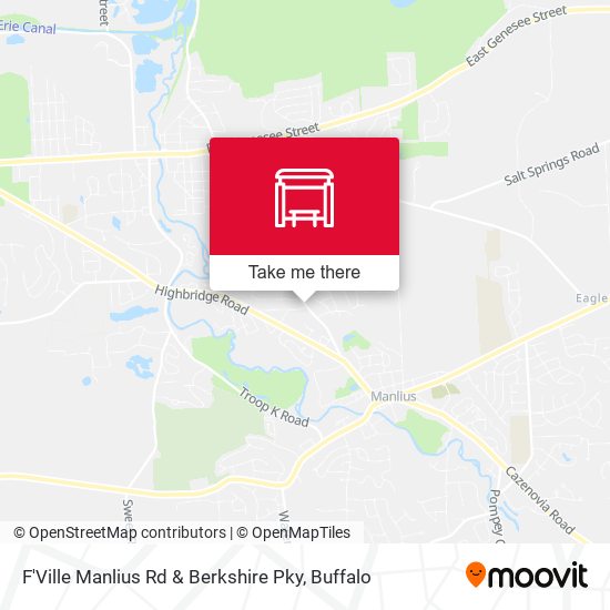 Mapa de F'Ville Manlius Rd & Berkshire Pky