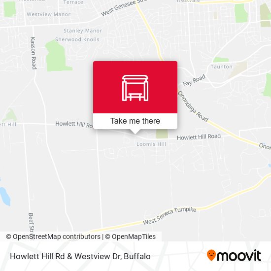 Howlett Hill Rd & Westview Dr map