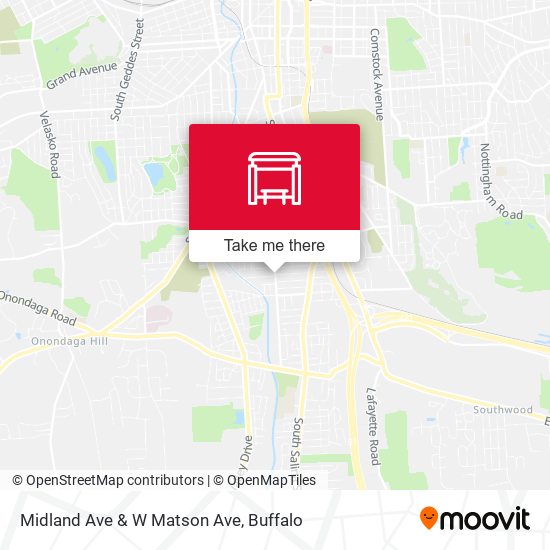 Midland Ave & W Matson Ave map