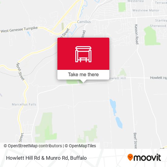 Howlett Hill Rd & Munro Rd map