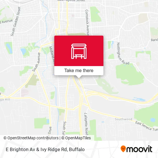 Mapa de E Brighton Av & Ivy Ridge Rd