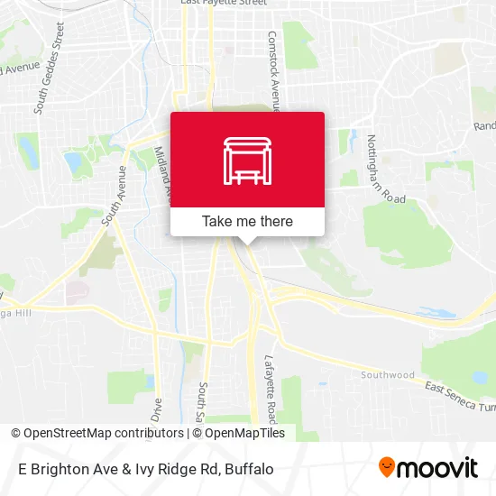 Mapa de E Brighton Ave & Ivy Ridge Rd