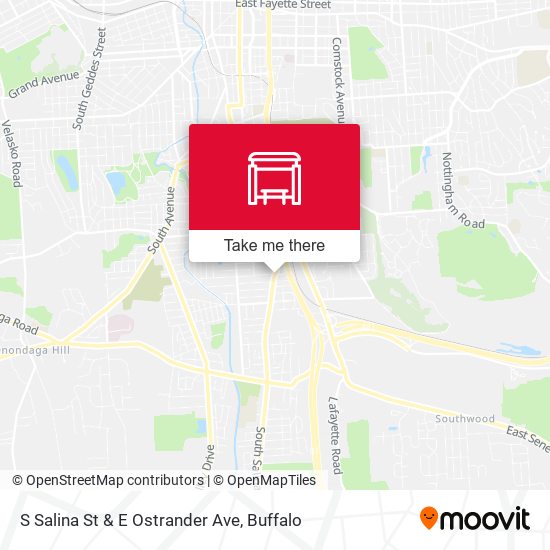 S Salina St & E Ostrander Ave map