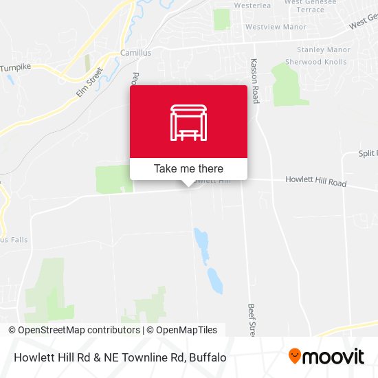 Howlett Hill Rd & NE Townline Rd map