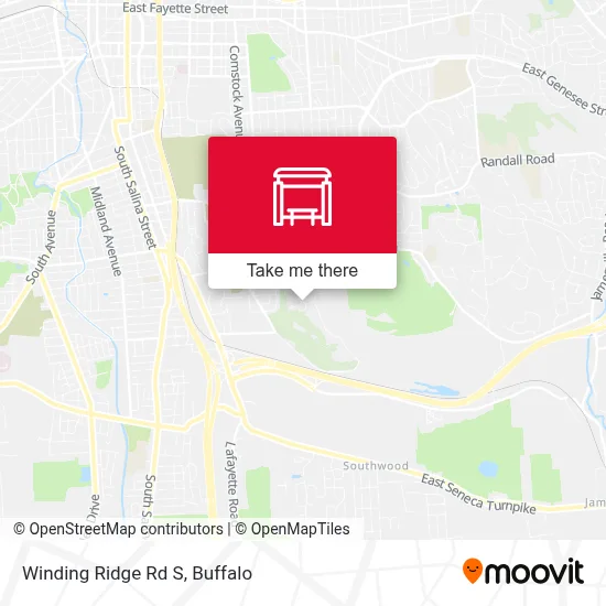 Winding Ridge Rd S map