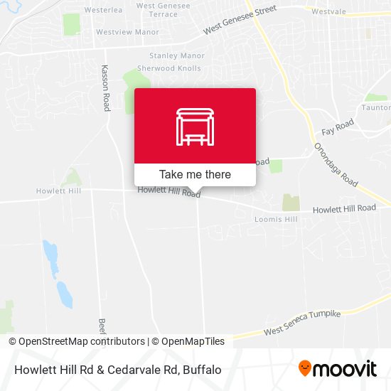 Mapa de Howlett Hill Rd & Cedarvale Rd
