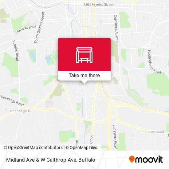 Mapa de Midland Ave & W Calthrop Ave