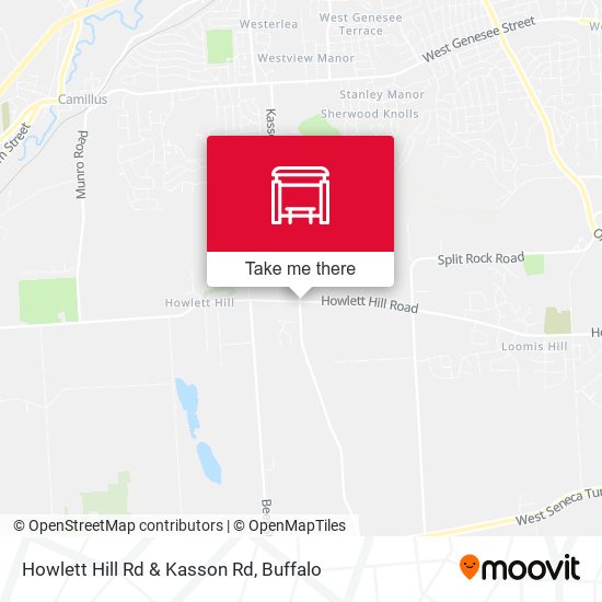 Howlett Hill Rd & Kasson Rd map