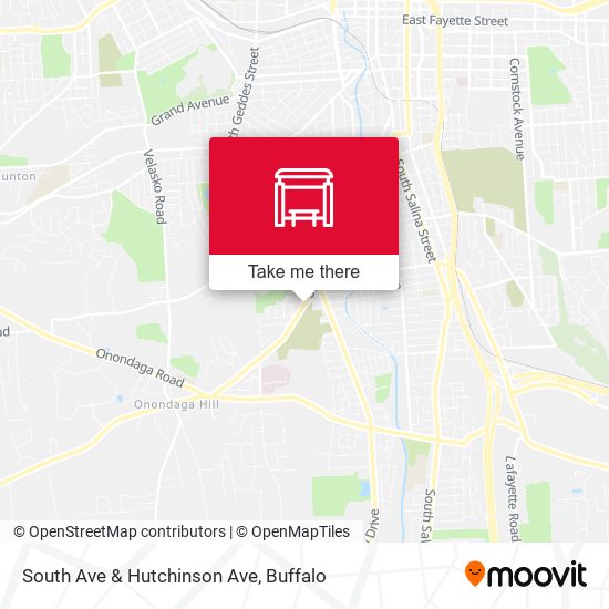 Mapa de South Ave & Hutchinson Ave