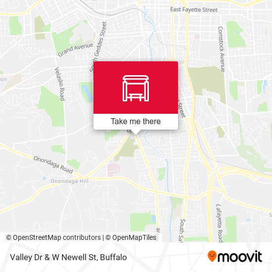 Valley Dr & W Newell St map