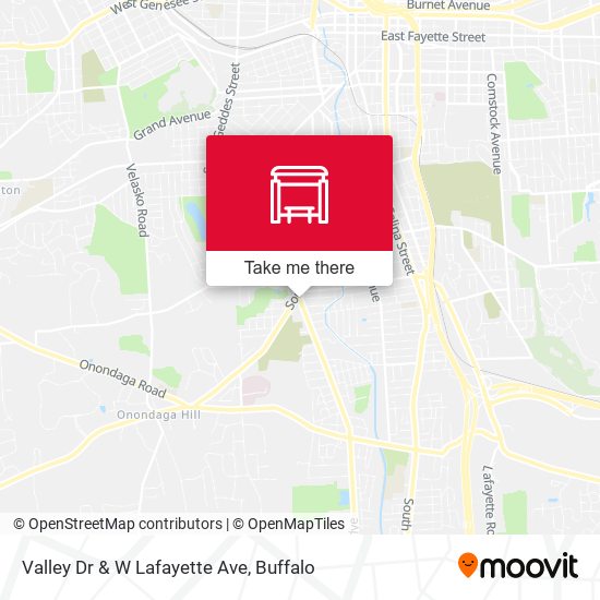 Valley Dr & W Lafayette Ave map
