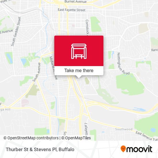Mapa de Thurber St & Stevens Pl