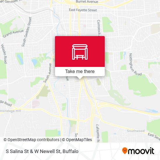 S Salina St & W Newell St map