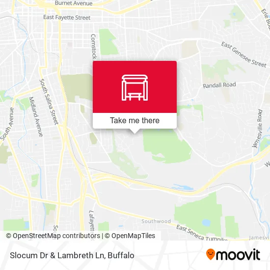 Mapa de Slocum Dr & Lambreth Ln