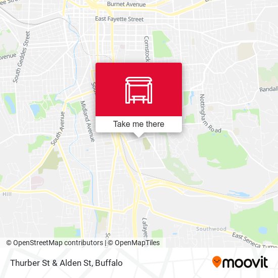 Mapa de Thurber St & Alden St