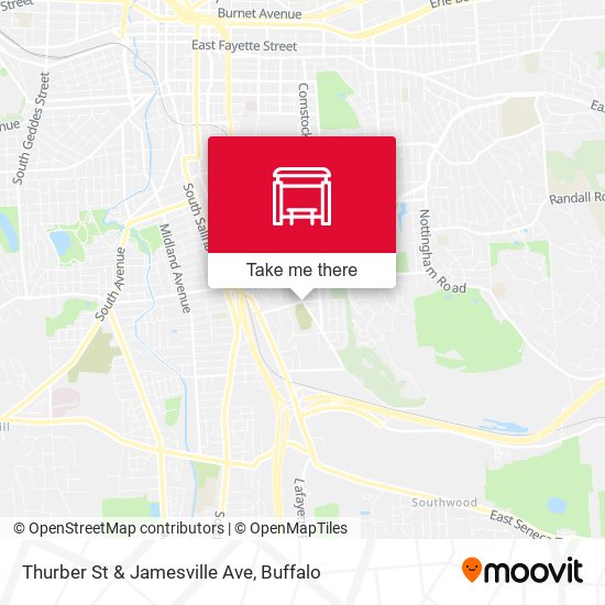 Mapa de Thurber St & Jamesville Ave