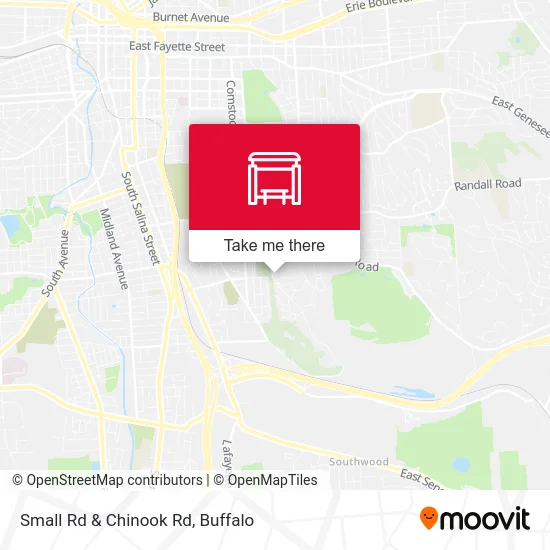 Small Rd & Chinook Rd map