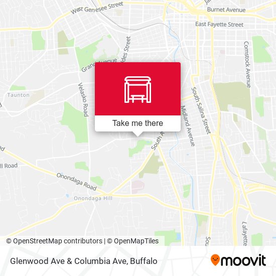 Glenwood Ave & Columbia Ave map