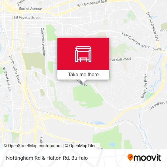 Nottingham Rd & Halton Rd map