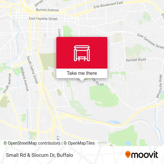 Small Rd & Slocum Dr map