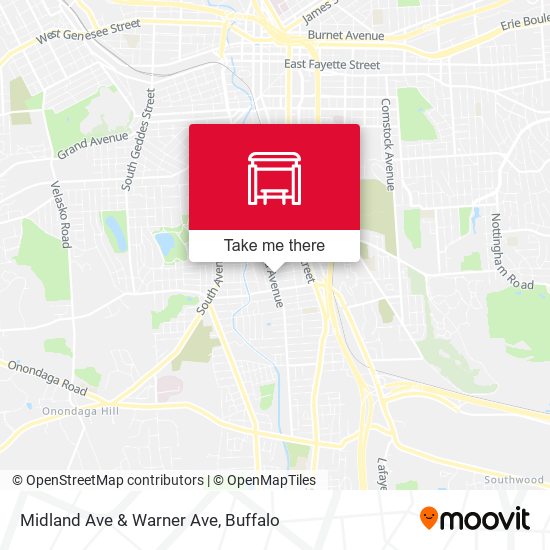 Mapa de Midland Ave & Warner Ave