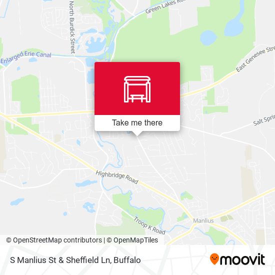 S Manlius St & Sheffield Ln map