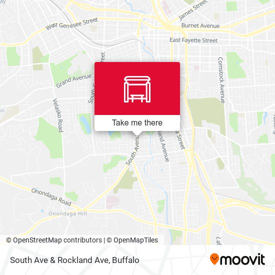 Mapa de South Ave & Rockland Ave