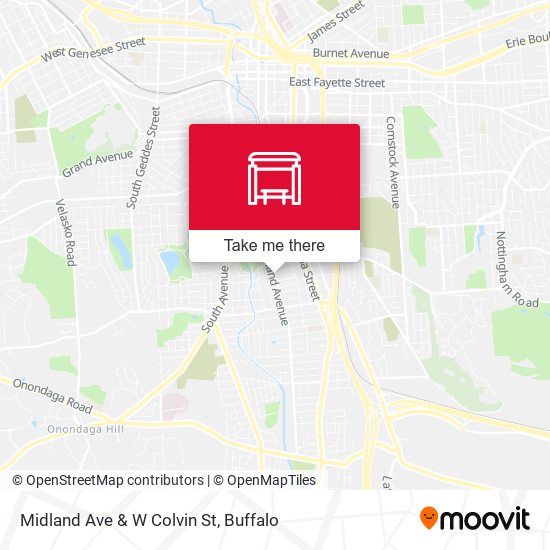 Midland Ave & W Colvin St map