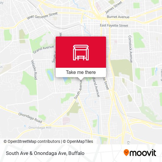 Mapa de South Ave & Onondaga Ave