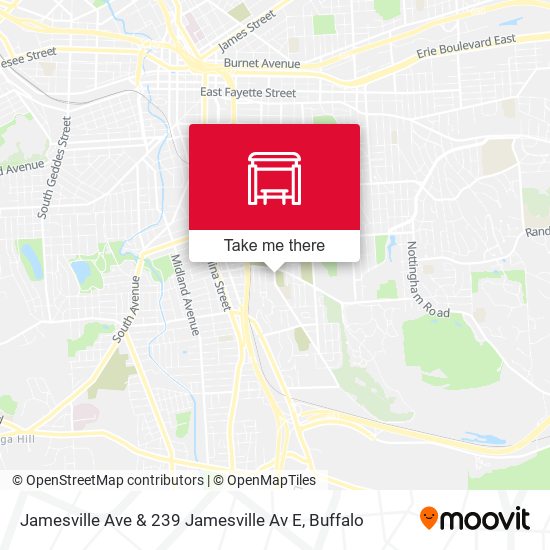 Jamesville Ave & 239 Jamesville Av E map