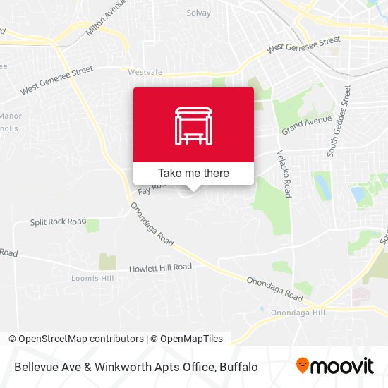 Bellevue Ave & Winkworth Apts Office map
