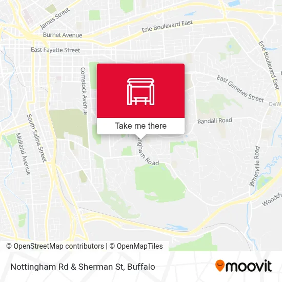 Nottingham Rd & Sherman St map