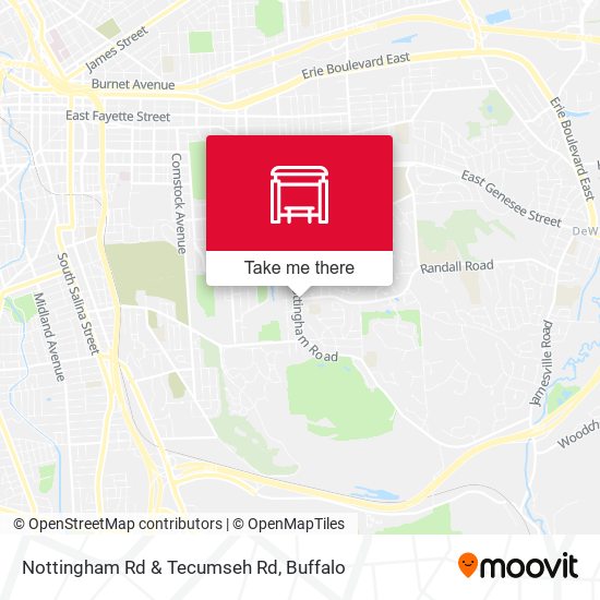 Mapa de Nottingham Rd & Tecumseh Rd