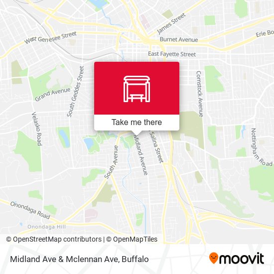 Midland Ave & Mclennan Ave map