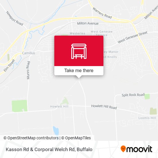 Kasson Rd & Corporal Welch Rd map