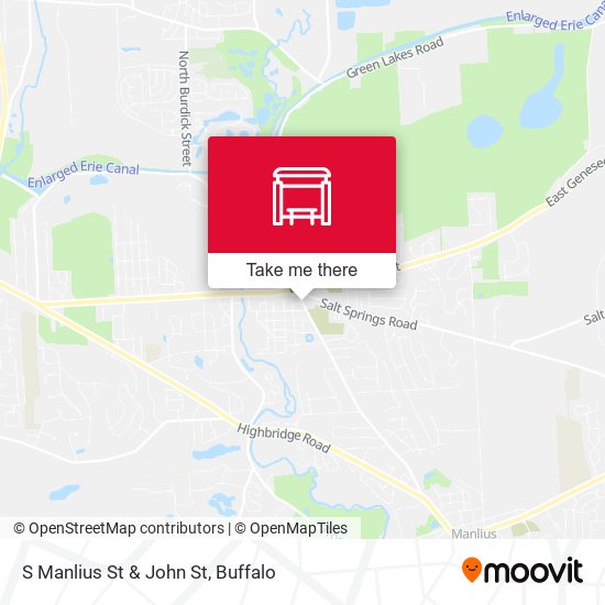 S Manlius St & John St map