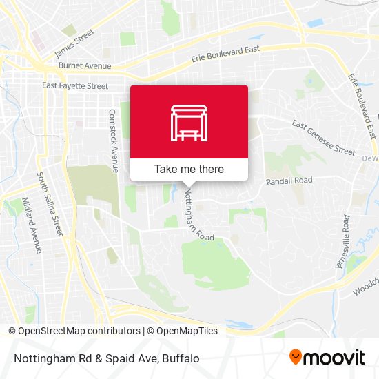 Nottingham Rd & Spaid Ave map