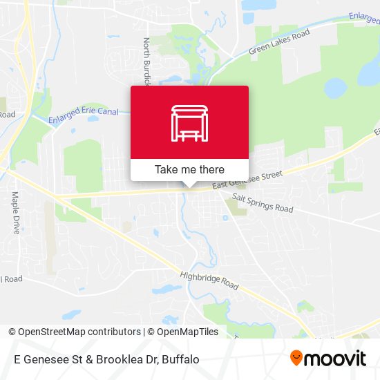 Mapa de E Genesee St & Brooklea Dr