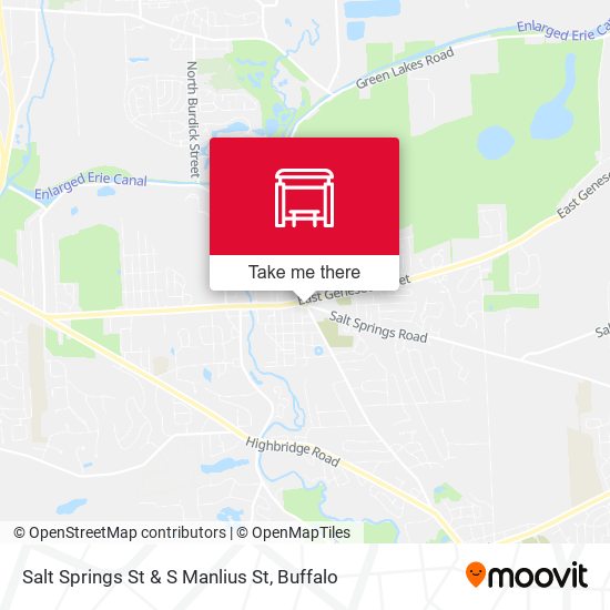 Salt Springs St & S Manlius St map