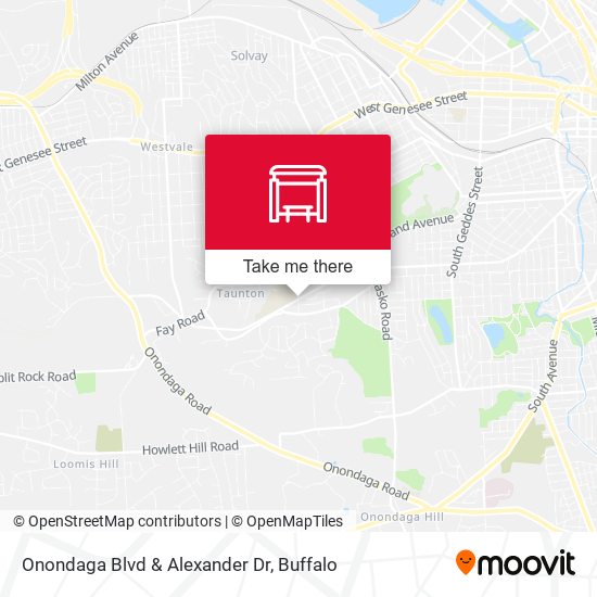 Mapa de Onondaga Blvd & Alexander Dr