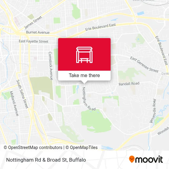 Nottingham Rd & Broad St map
