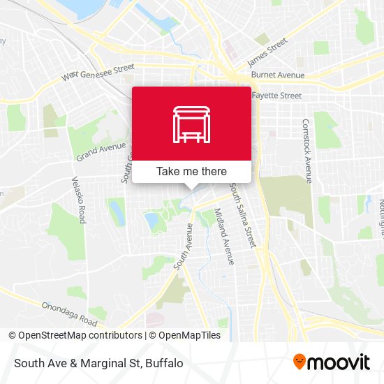 South Ave & Marginal St map