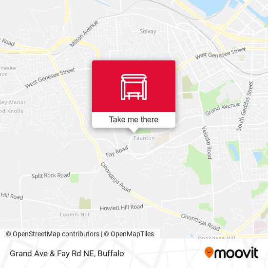 Grand Ave & Fay Rd NE map