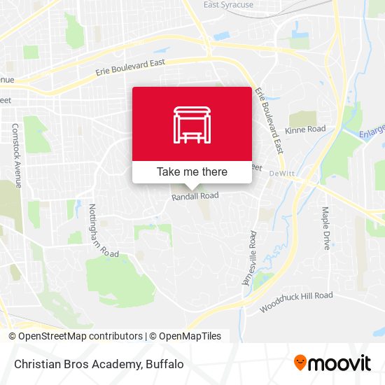Christian Bros Academy map